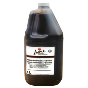 image of a premium chocolate syrup jug by Lynch food 4l